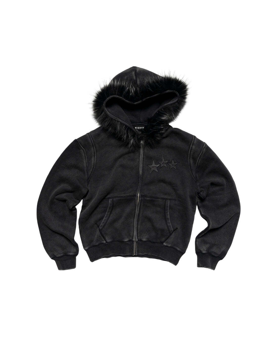 M B H Fur Hoodie