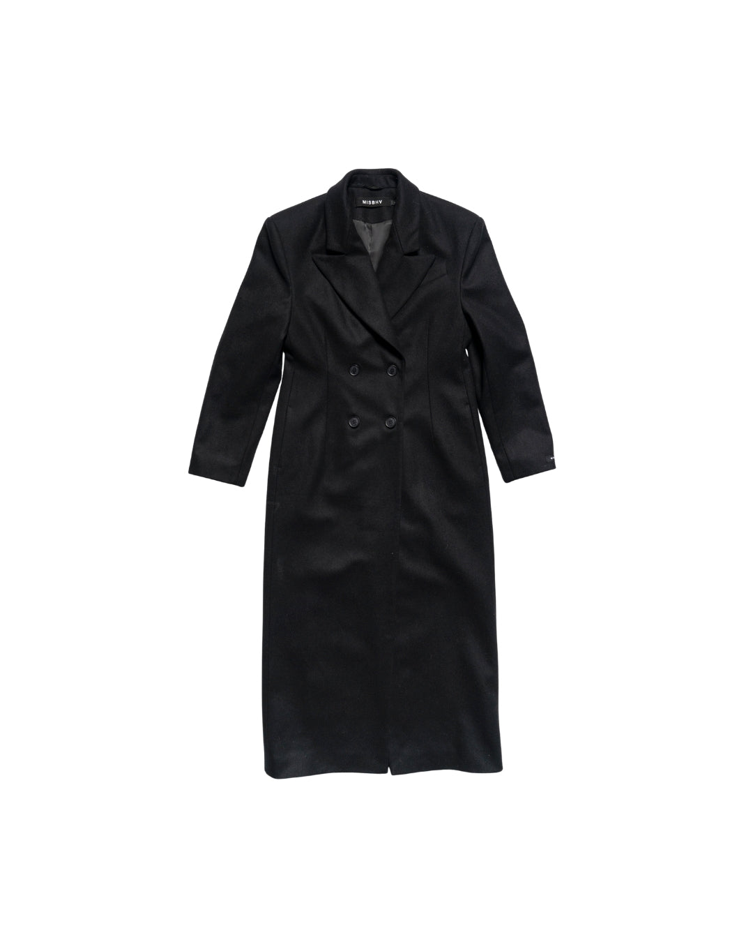 Double Breasted Slim Wool Coat