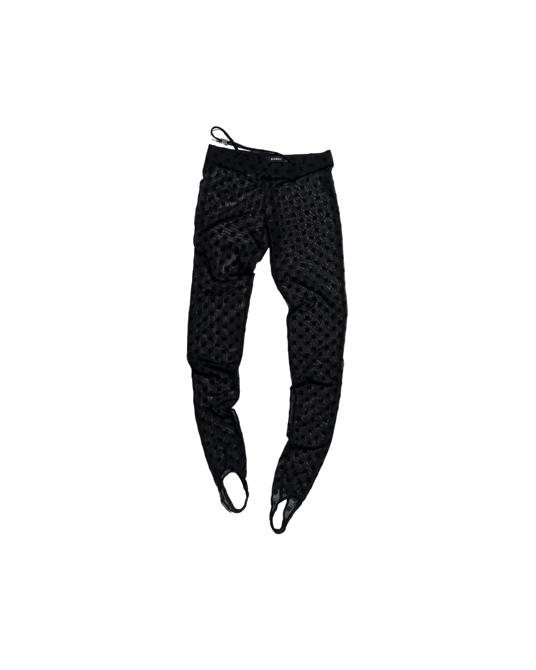 Mesh Monogram Stirrup Leggings
